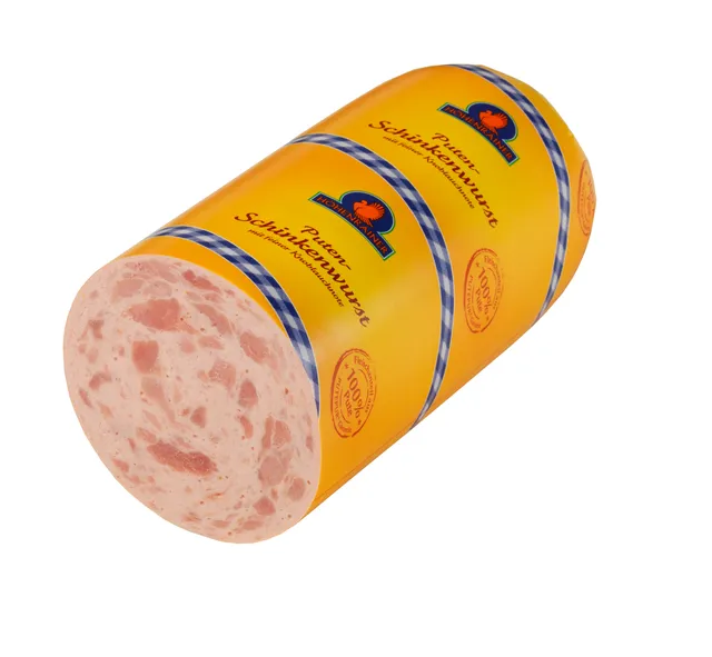 h-henrainer-puten-schinkenwurst-magerer-gefl-gel-aufschnitt-mit-85-pute image 1
