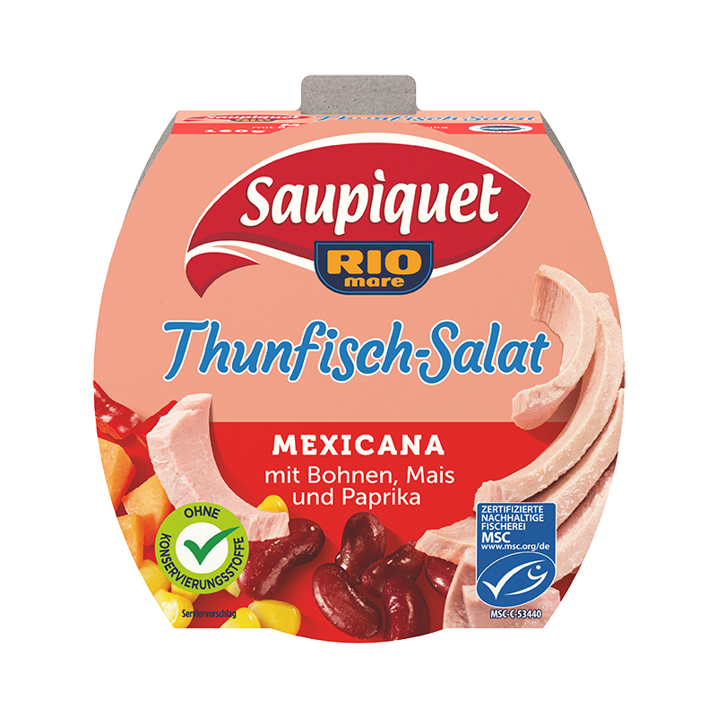 saupiquet-thunfisch-salat-mexicana-pikanter-fertigsalat-mit-bohnen-mais-und-papr image 1