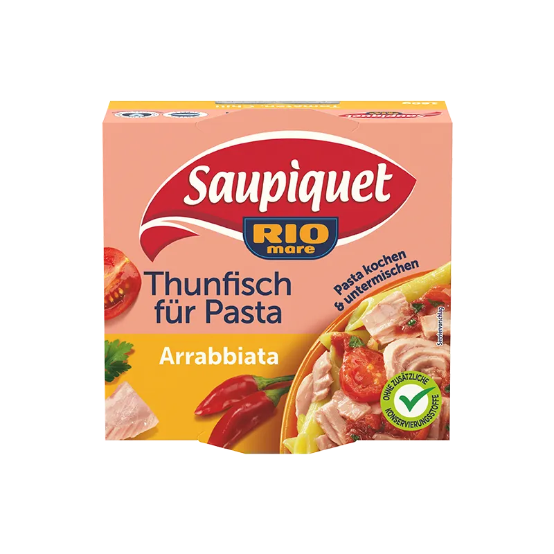 saupiquet-thunfisch-f-r-pasta-arrabbiata-pasta-sauce-mit-chili-und-tomate image 1