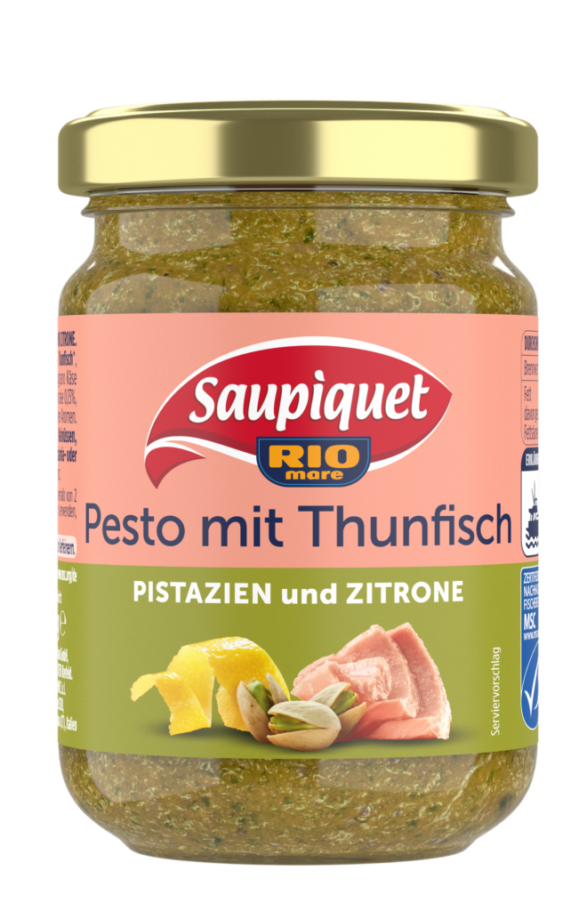 saupiquet-pesto-mit-thunfisch-pistazien-und-zitrone-msc-pasta-sauce image 1